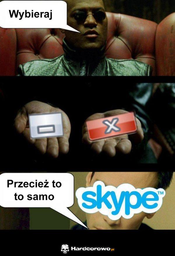 Skype nie rozróżnia - 1