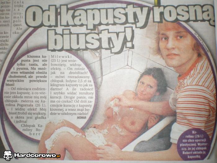 Od kapusty rosną biusty  - 1