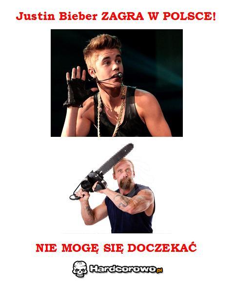 Justin w Polsce - 1