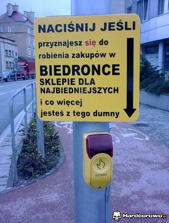 Przycisk biedronki - 1