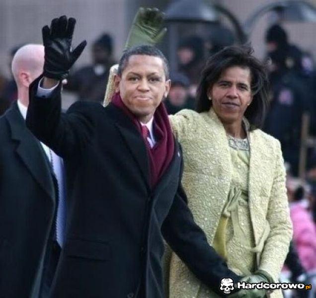 Obama z żoną - 1