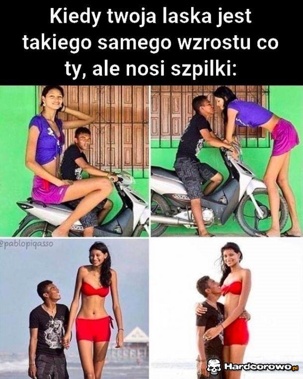 Kiedy Twoja laska jest takie samego wzrostu - 1