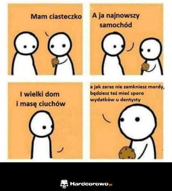 Komiks o dzieleniu ciastkiem - 1