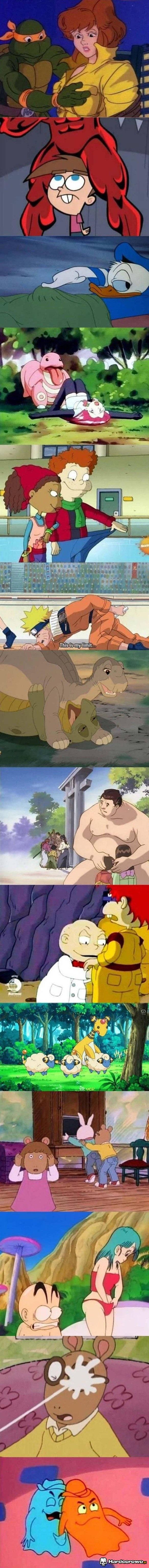 Kreskówki zatrzymane w złym momencie - 1