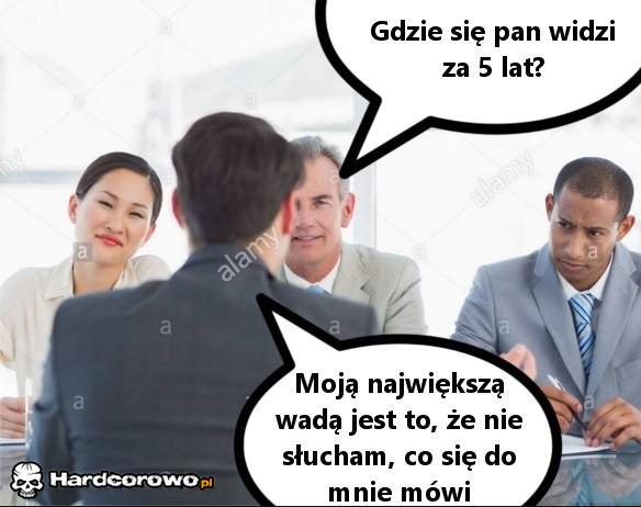 Rozmowa o pracę - 1
