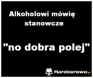 Alkoholowi mówię  - 1