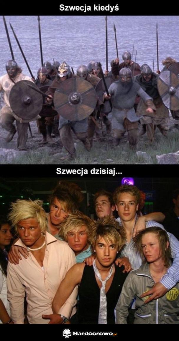 Szwecja kiedyś Szwecja dzisiaj - 1