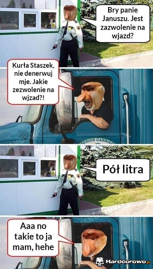Zezwolenie na wjazd - 1