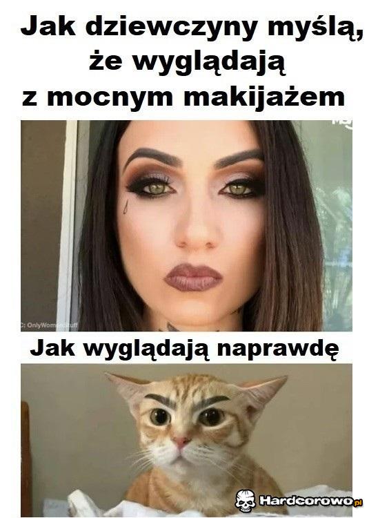 Mocny makijaż - 1