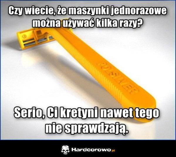 Maszynki jednorazowe - 1