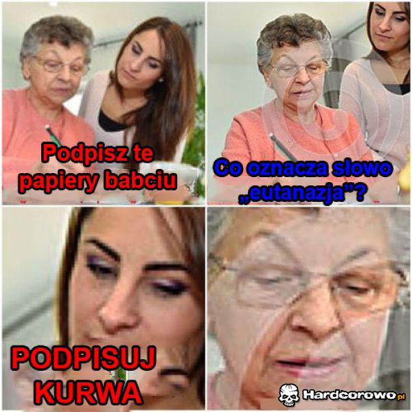 Babcia podpisuj - 1