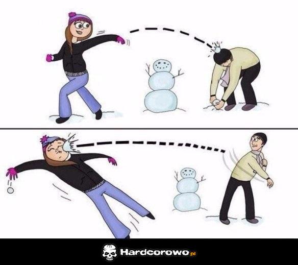 Bitwa na śnieżki - 1