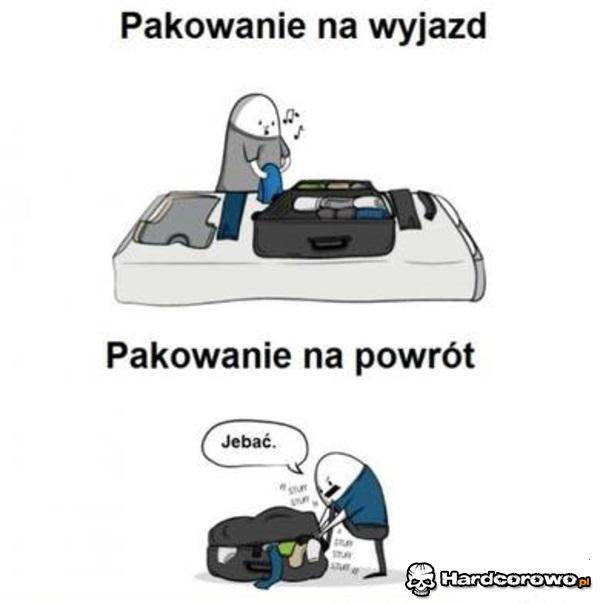 Pakowanie walizki - 1