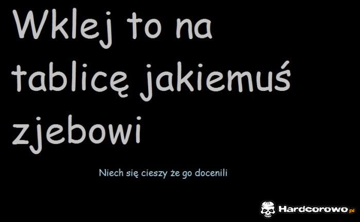 Nagroda dla zjeba - 1