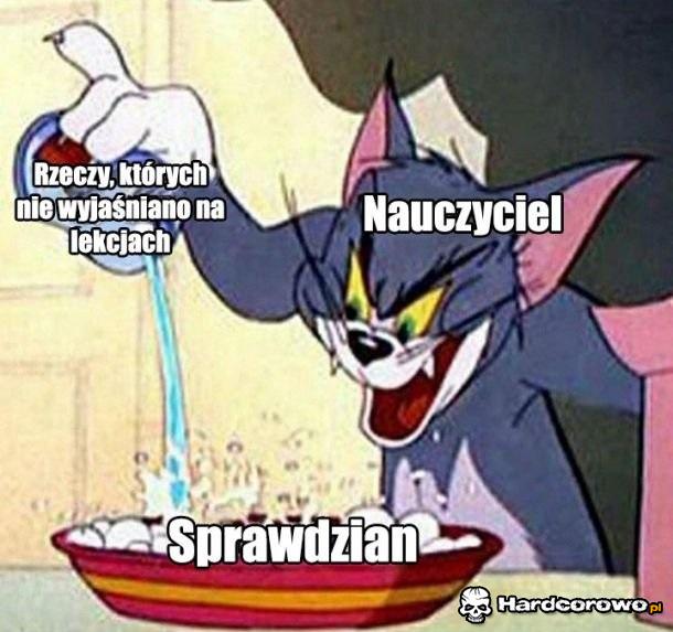 Sprawdziany takie są - 1