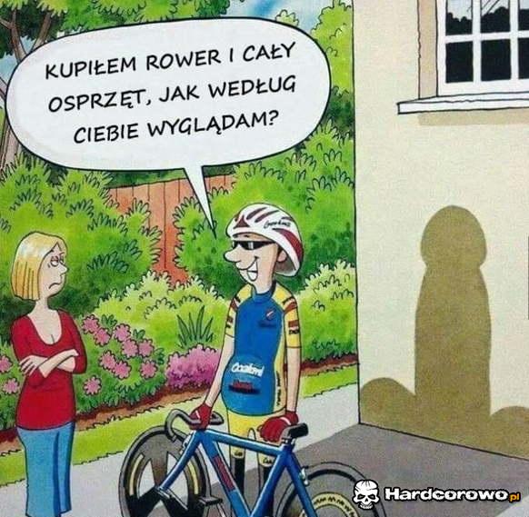 Typowy kolarz na drodze - 1