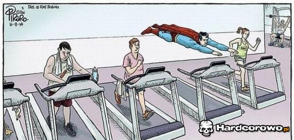 Superman na siłce - 1