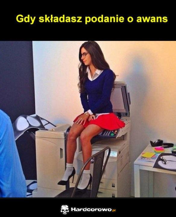 Podanie o awans - 1