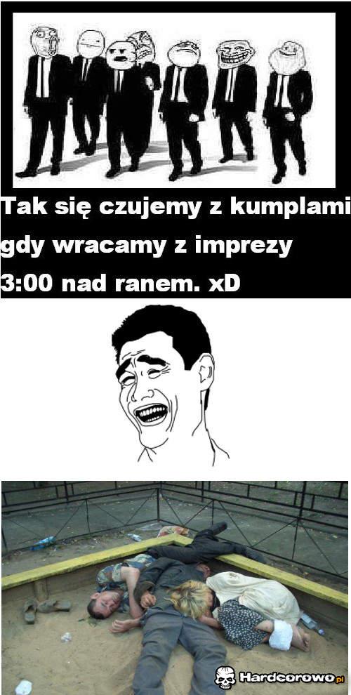 Powrót z imprezy  - 1