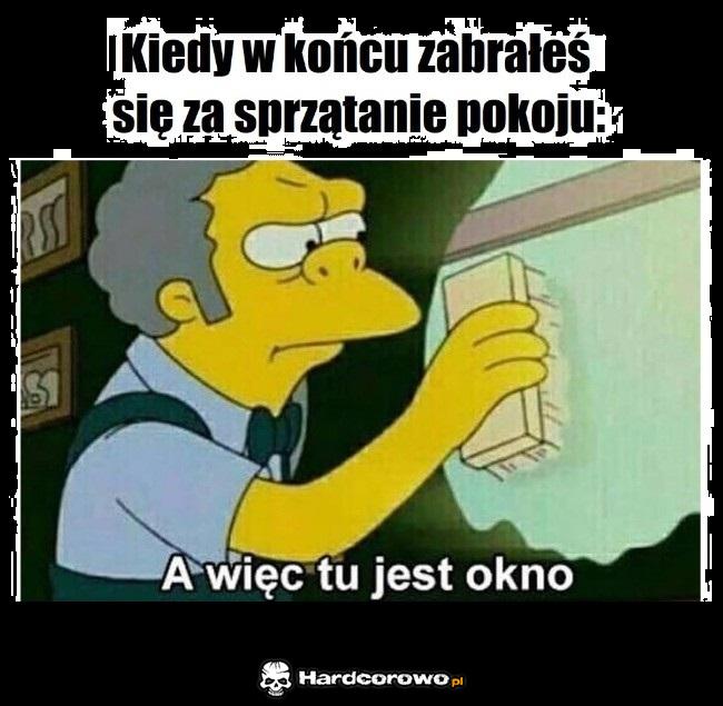 Kiedy w końcu zabrałeś się za sprzątanie pokoju - 1