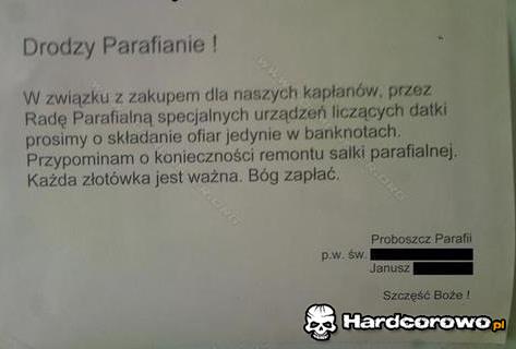 Drodzy Parafianie! - 1