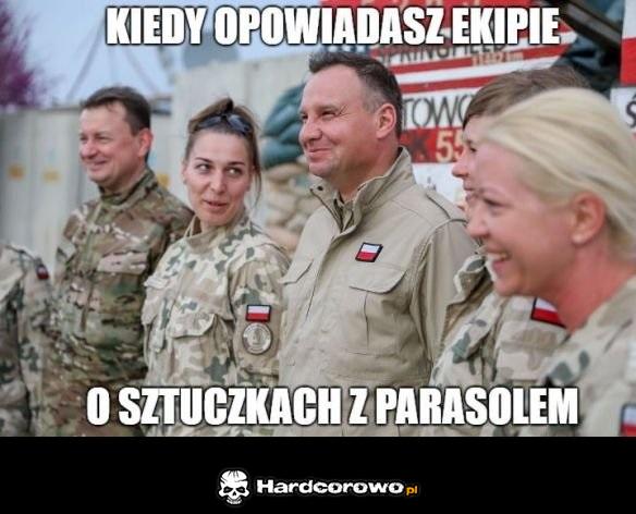 Sztuczka z parasolem - 1