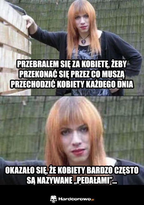 Przebrany za kobiete - 1