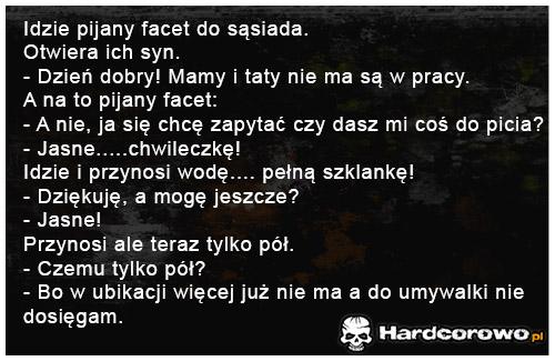 Idzie pijany facet - 1