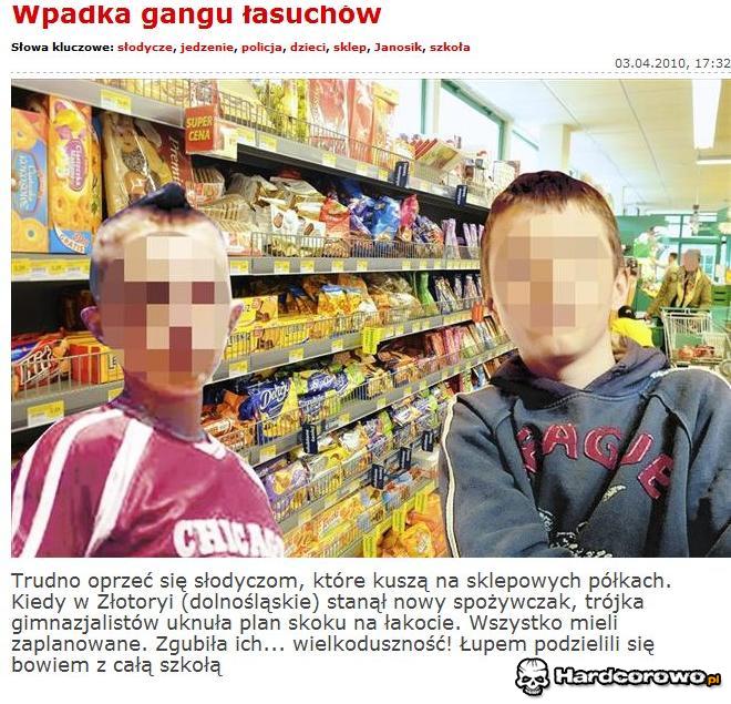 Wpadka łasuchów - 1