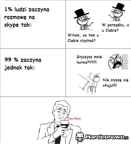 Rozmowy na skype - 1