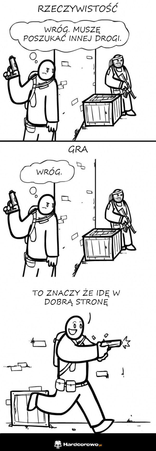 Rzeczywistość a gra  - 1