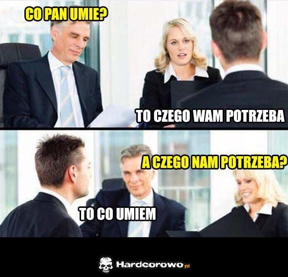 Rozmowy w korpo takie są - 1