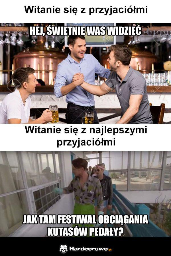 Witanie się z przyjaciółmi - 1