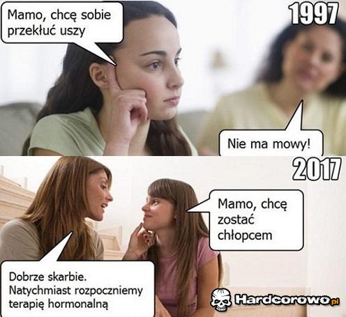 Rodzice i dzieci w 1997 roku VS. w 2017 roku - 1