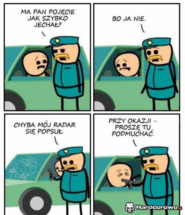 Ma pan pojęcie jak szybko jechał - 1