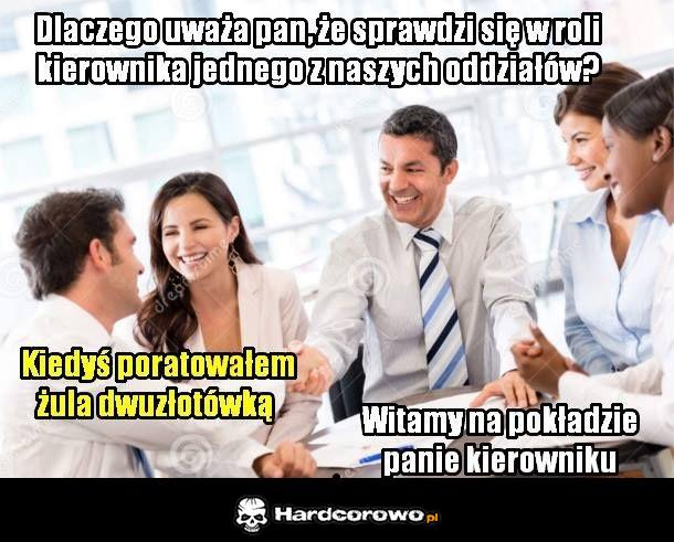 Prawdziwy kierownik - 1