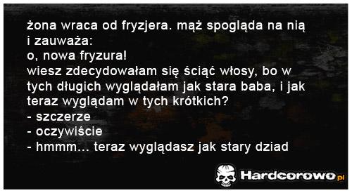 Żona wraca od fryzjera - 1