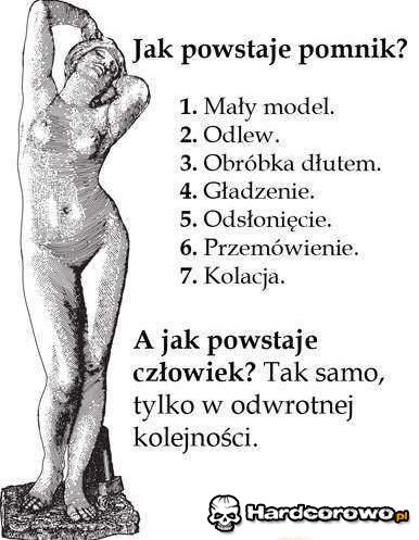Jak powstaje pomnik? - 1
