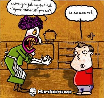 Rozwieszone pranie - 1