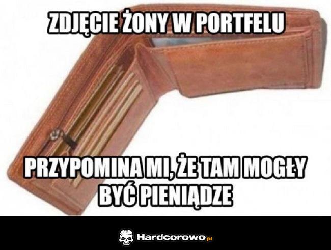 Zdjęcie żony w portfelu - 1