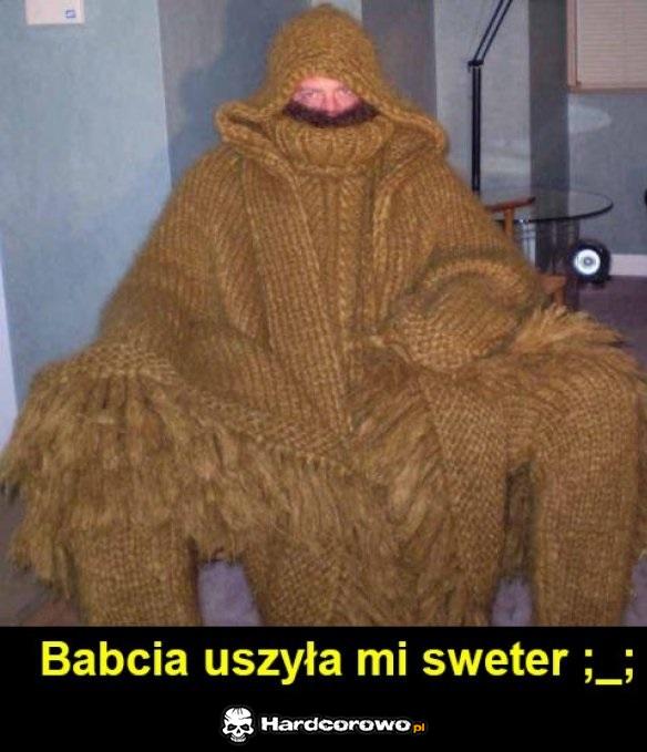 Sweter od babci - 1