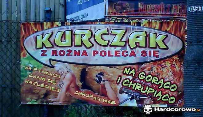 Kurczak z rożna poleca się - 1