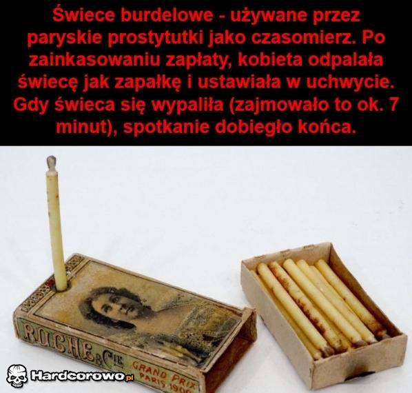 Świece burdelowe  - 1
