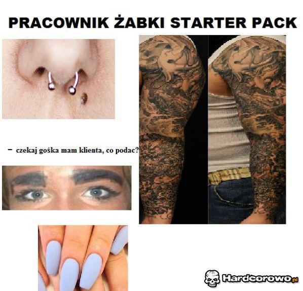 Pracownik żabki starter pack - 1