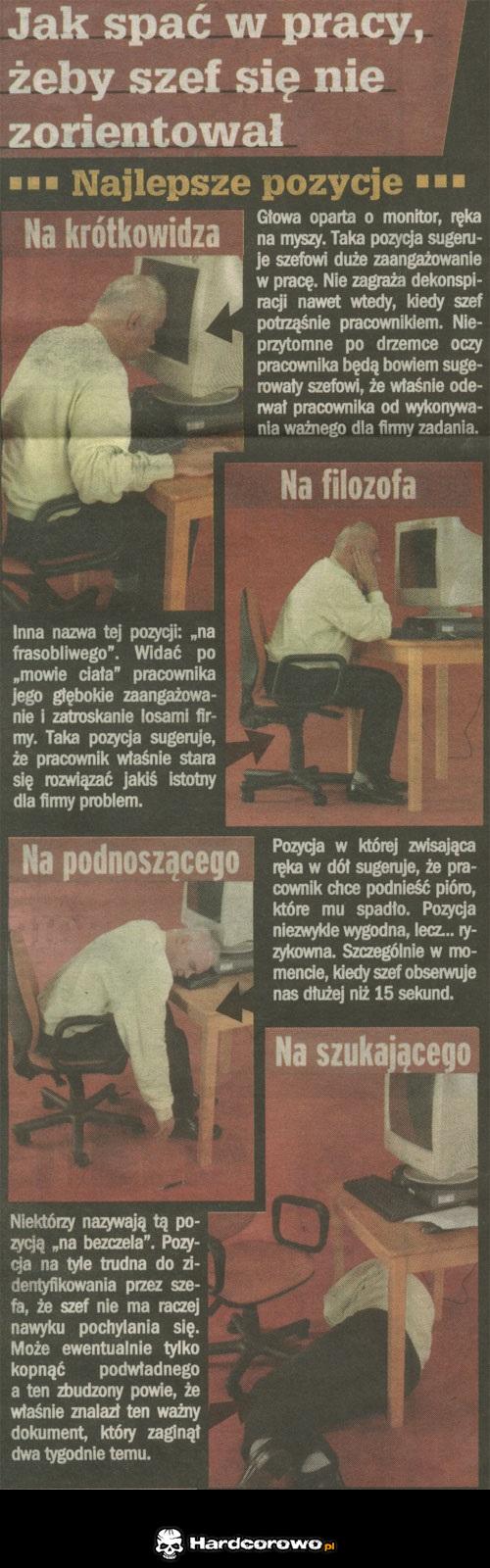 Sen w pracy  - 1