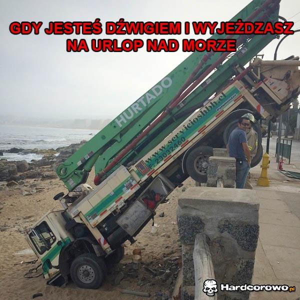 Dźwig na wakacjach - 1