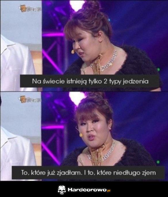 Istnieją 2 rodzaje jedzenia - 1
