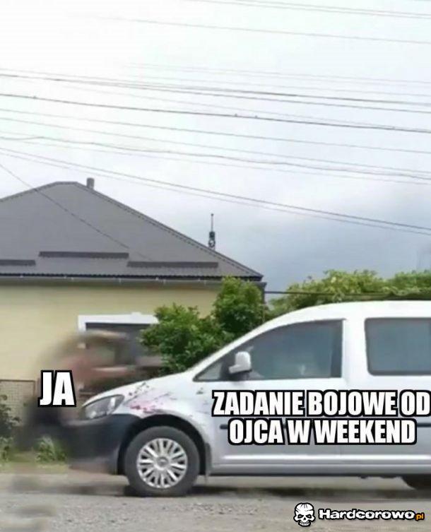 Ja i zadanie bojowe od ojca w weekend - 1
