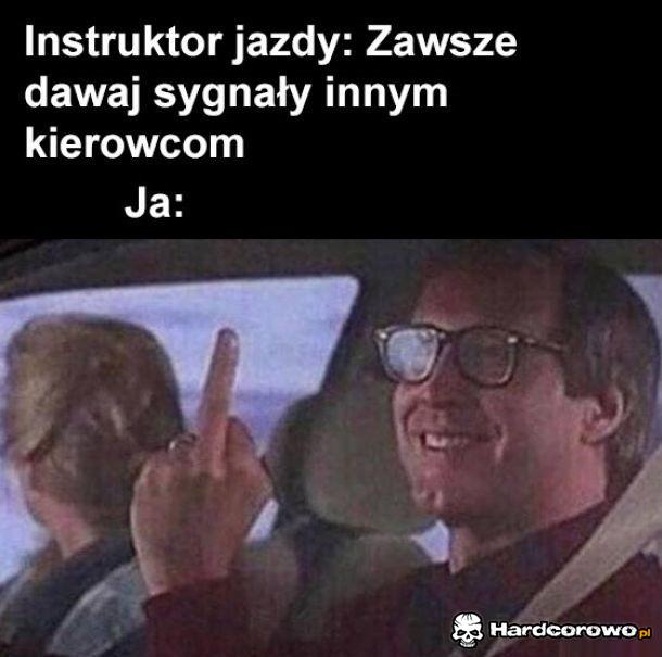 Sygnały dla innych kierowców - 1