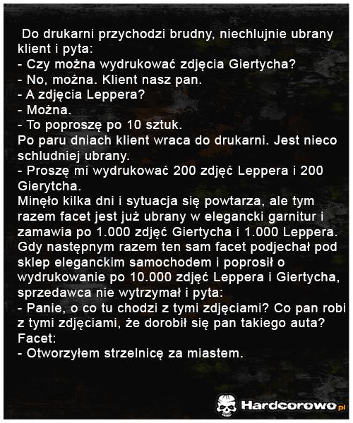 Do drukarni przychodzi brudny facet - 1